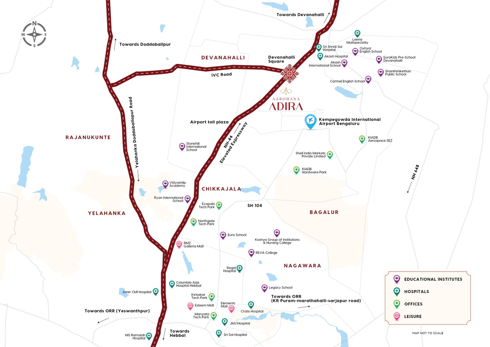 Aarohana Adira — location map